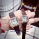 Perfect Replica Cartier Santos Extra Thin Diamond Watches Rose Gold White Face (2)_th.jpg